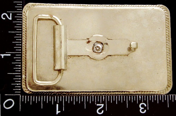 LL22162 VINTAGE ***HORSE HEAD*** ROPE EDGE WESTERN BELT BUCKLE