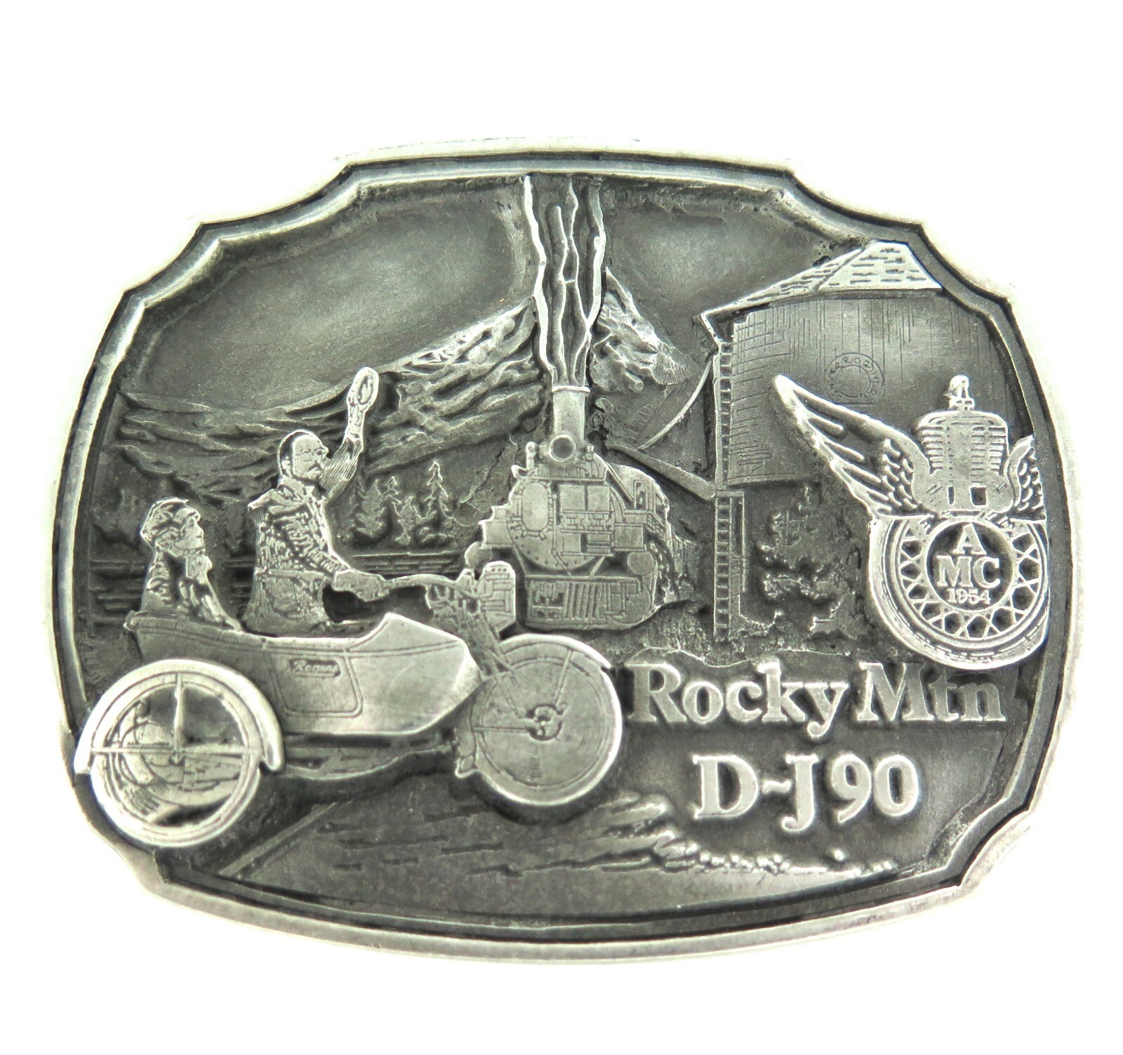 .“ANTIQUE MOTORCYCLE CLUB OF AMERICA” LIMITED EDITION ROCKY Mtn DJ90 BELT BUCKLE