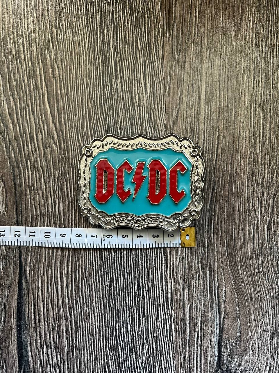 Rare Vintage Dsquared2 DC/DC Belt Buckle Shield Runway Archive Rock Y2K Dsquared