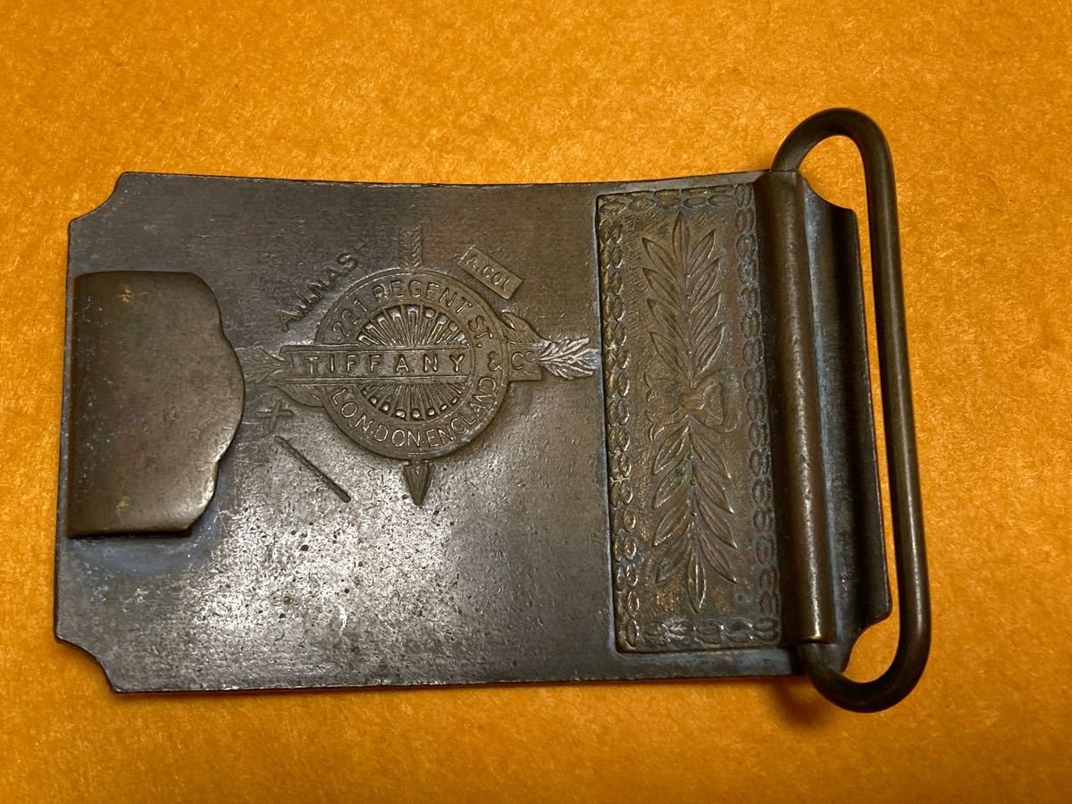 Tiffany & Co London Vintage Belt Buckle Wells Fargo & Co Wells & Fargo Founders