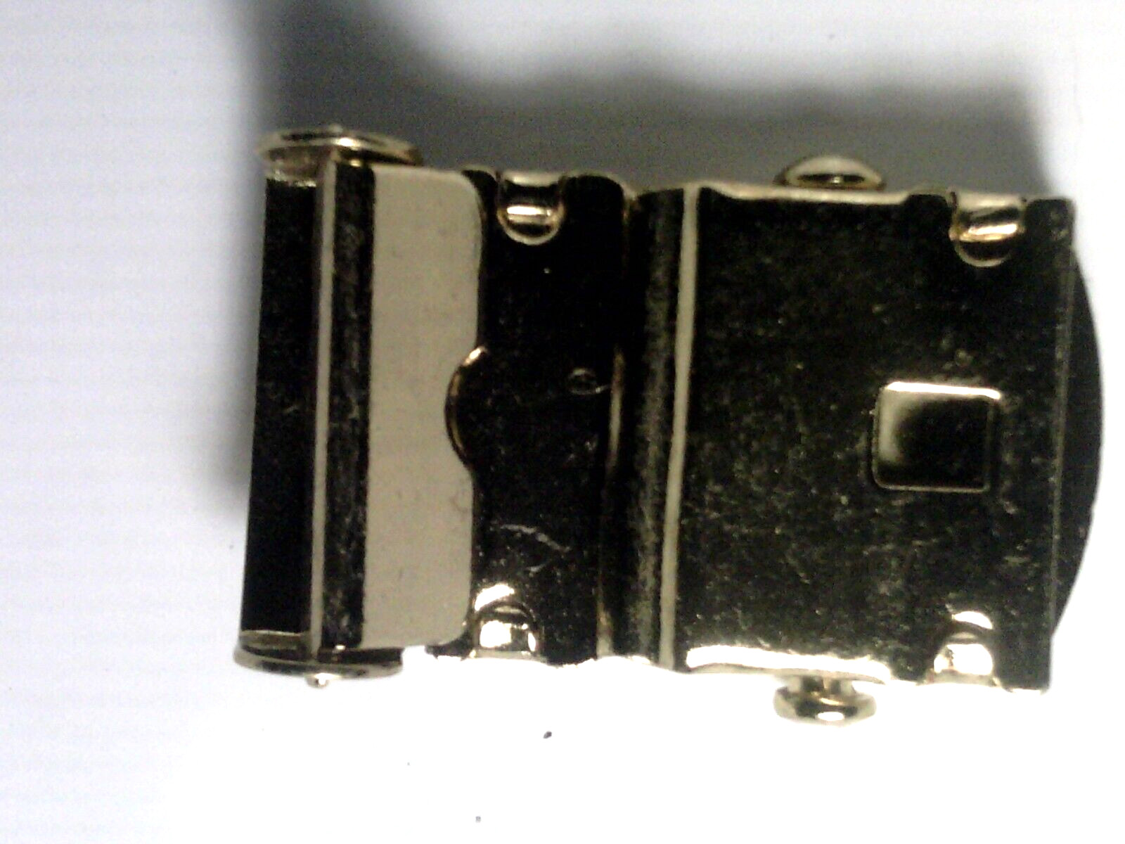 vtg 1 BRASS SLIDER BUCKLES 1&Prime; WIDE #091919y LAST ONE!