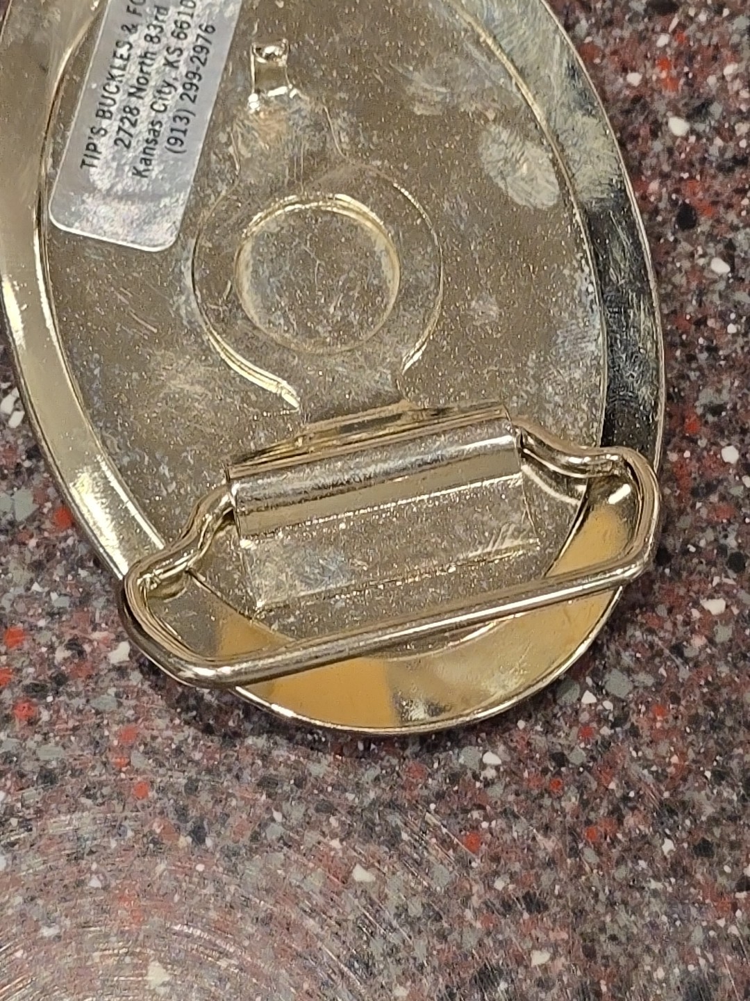 Antique Black Ford Model T Car Vintage Shiny Siver Belt Buckle