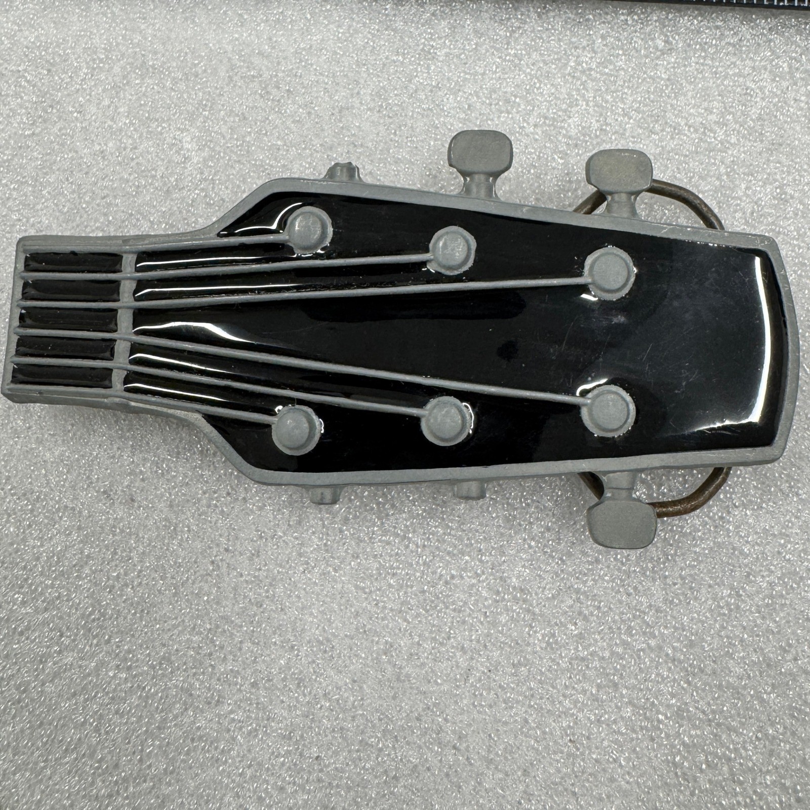 Great American Products 2008 Guitar Headstock Belt Buckle Black