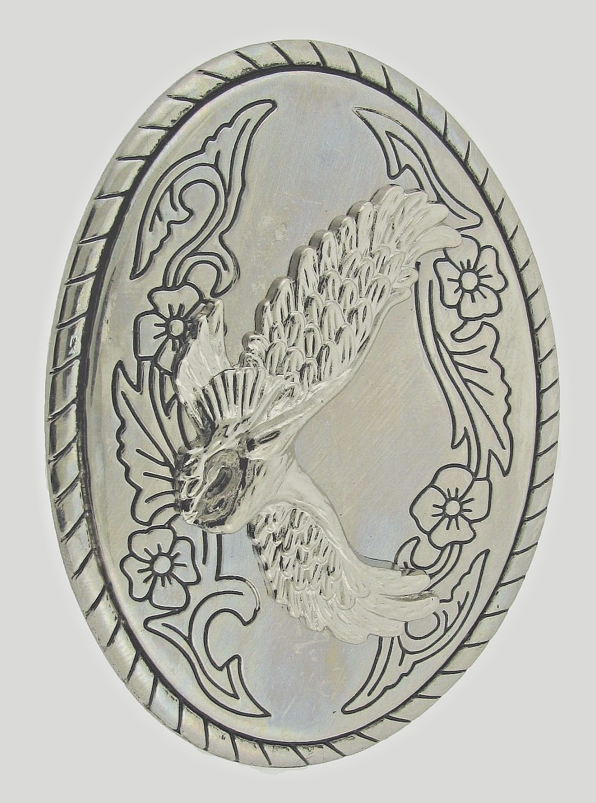 Eagle Belt Buckle New Men Women Western Style Cowgirl Cowboy Rodeo Silver Metal