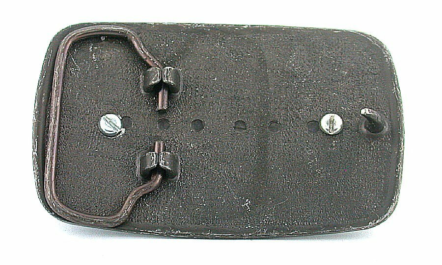 Silver Pewter Color REAL 1921 Morgan Silver Dollar Belt Buckle EPBB88