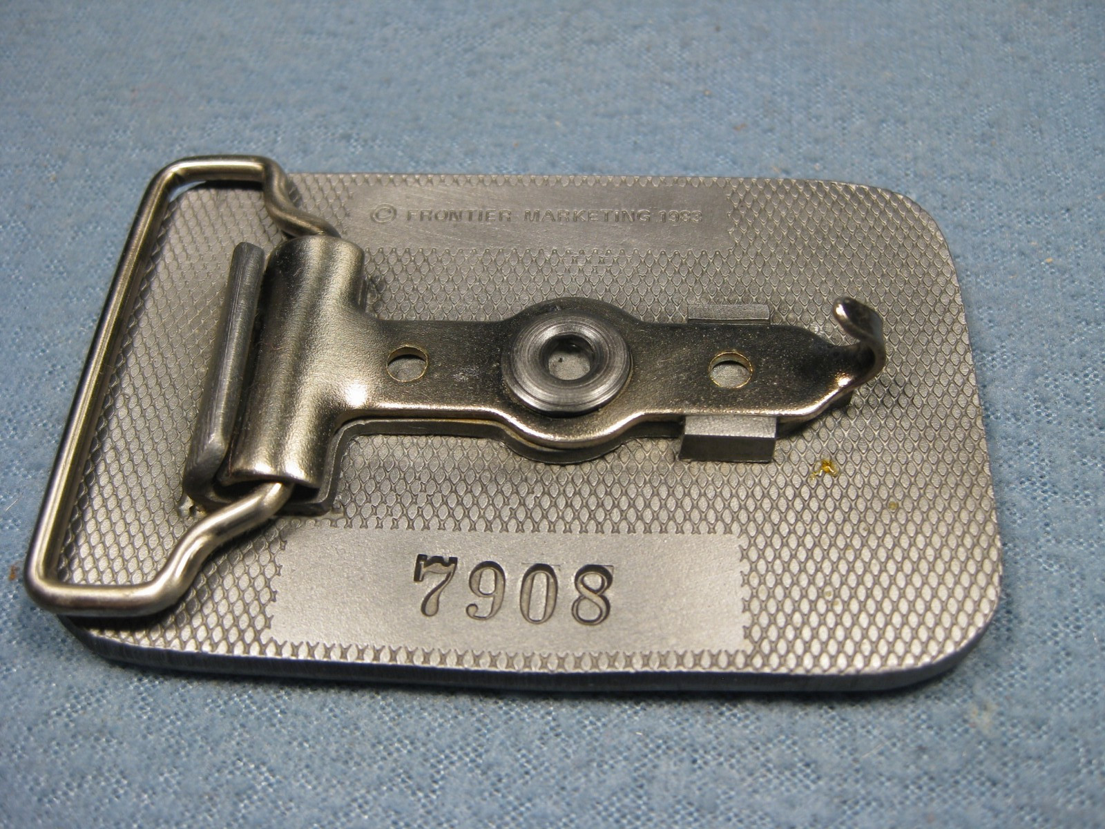 Alaska Silver 25th Anniversary 1983 Pewter 1 3/4&Prime; Belt Buckle Limited Numbered
