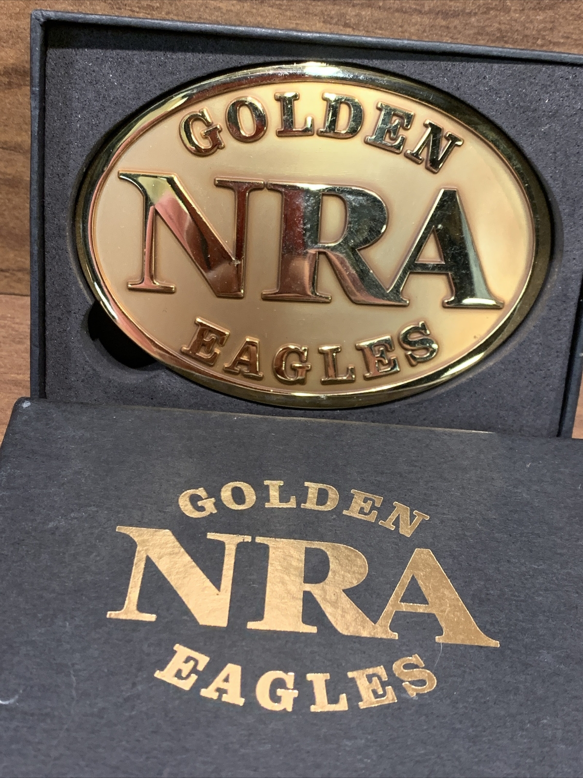 New Golden Eagles NRA Belt Buckle