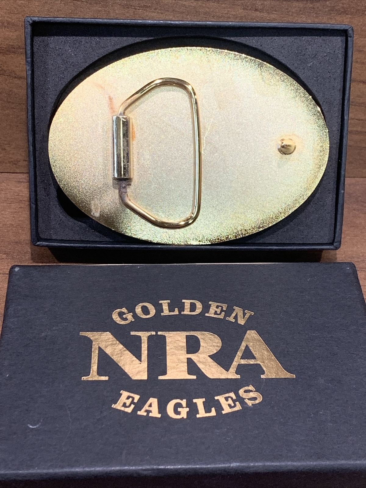 New Golden Eagles NRA Belt Buckle