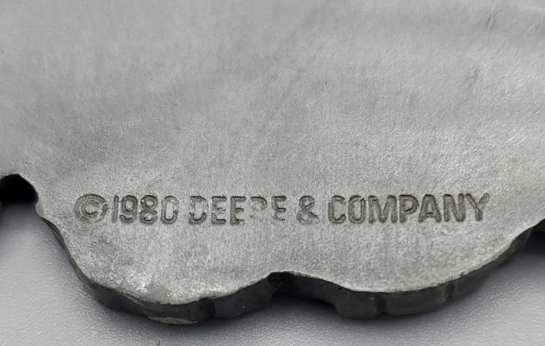 John Deere big sexy tractor belt buckle Iron Horse 1980 Model 8440