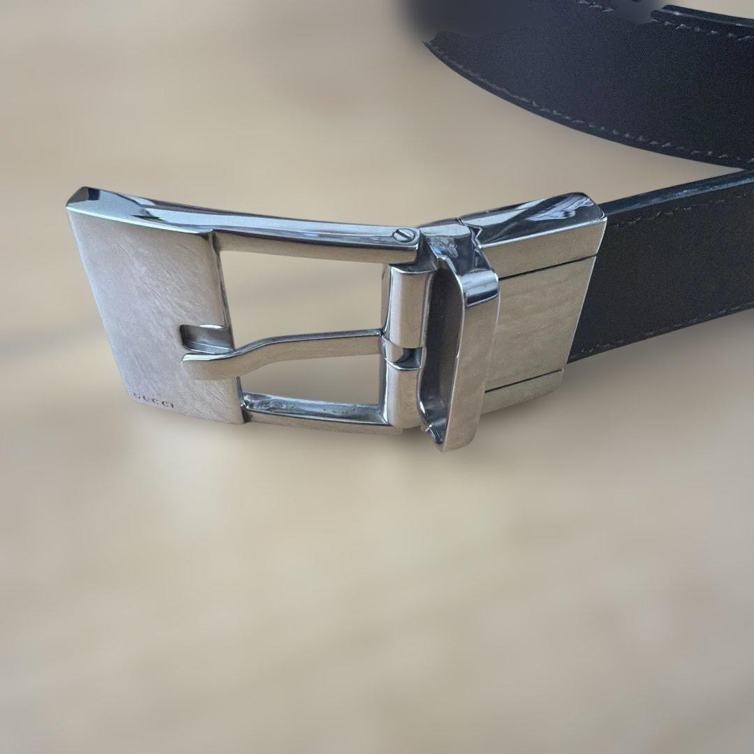 GUCCI Pre-Owned Men&rsquo;S Belt Reversible Black Dark Brown