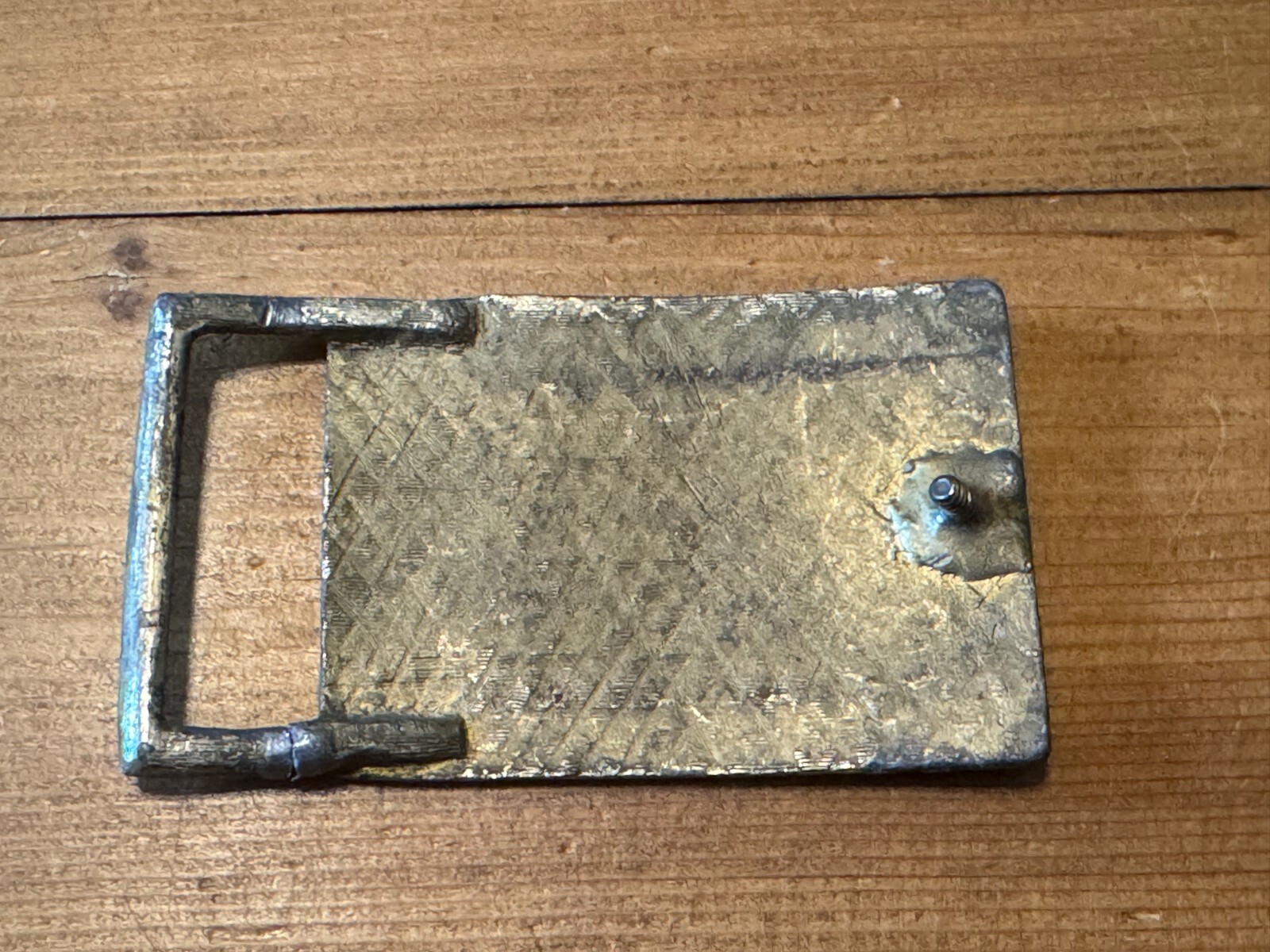 Vintage Levi Strauss & Co. Original Rivited Rectangular Belt Buckle