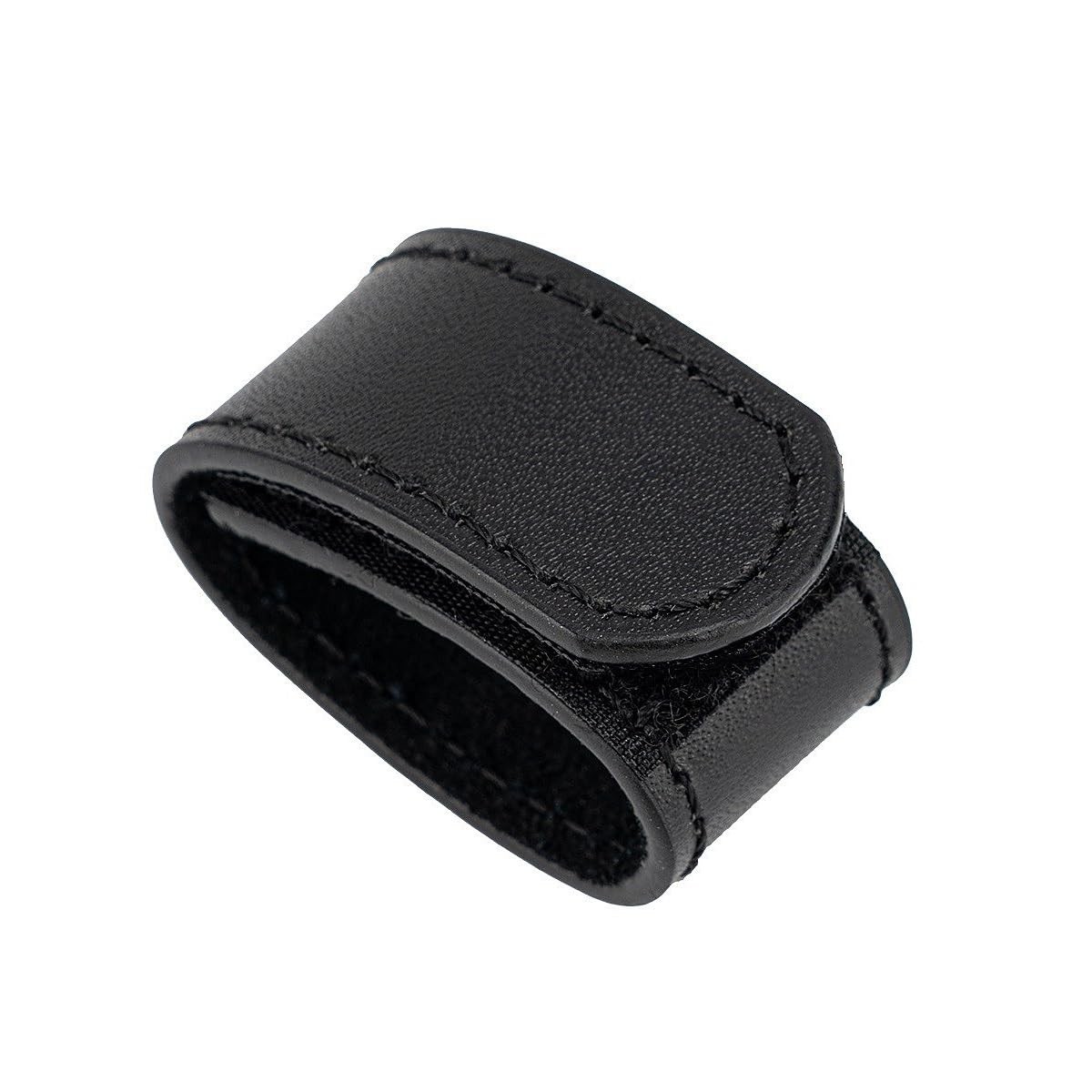 TACNEX Genuine Leather Belt Keeper 1 3/8&Prime; – 1 1/2&Prime; Wide Men&rsquo;s 1 pcs, Black