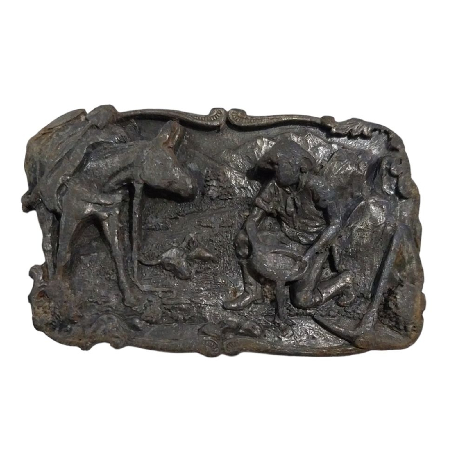 Mining belt buckle vintage Arroyo Grande Buckle co