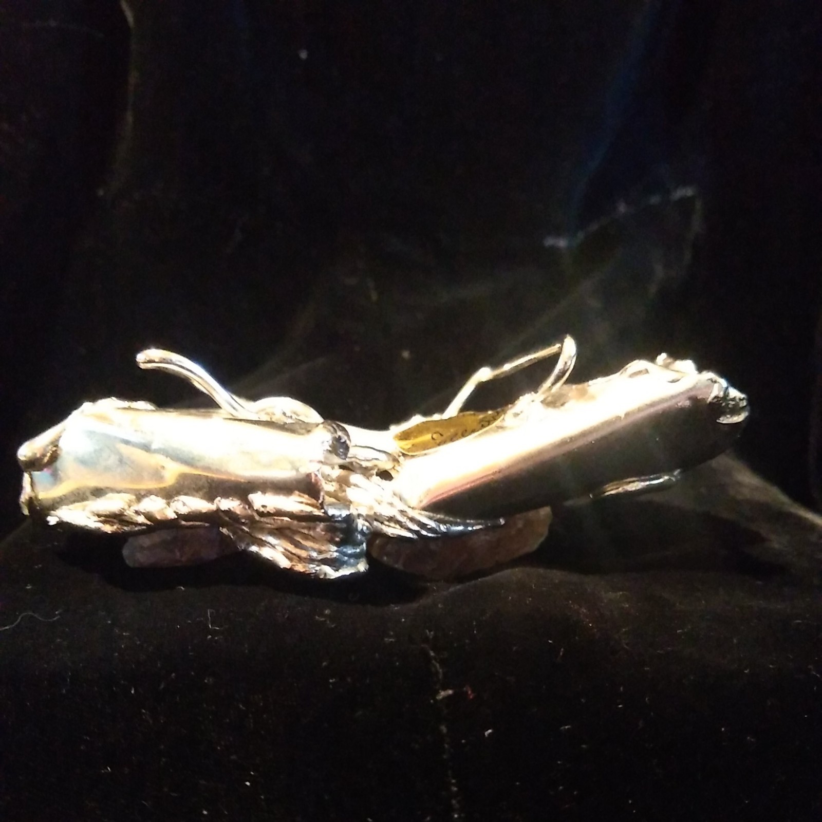 Vtg Copa Collection Brutalist Belt Buckle Silver/ Amethyst Modern Art SIGNED