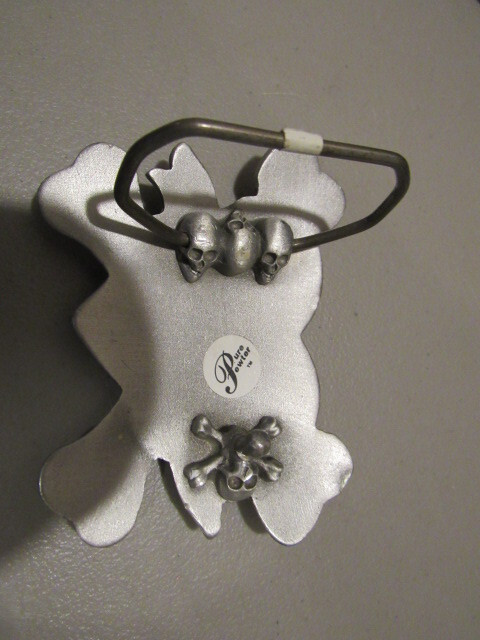 LOVE SUCKS Pure Pewter Belt Buckle