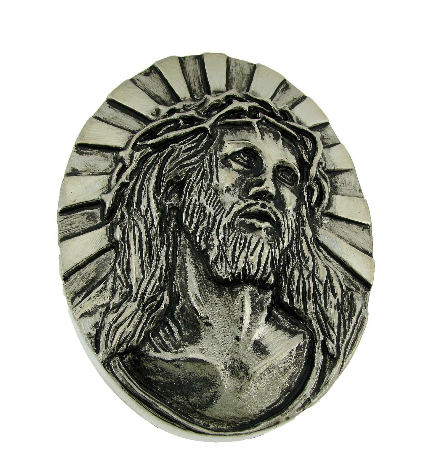 belt buckles lot 6 pieces Collection Vintage Rosary Jesus US Flag Skull Choppers