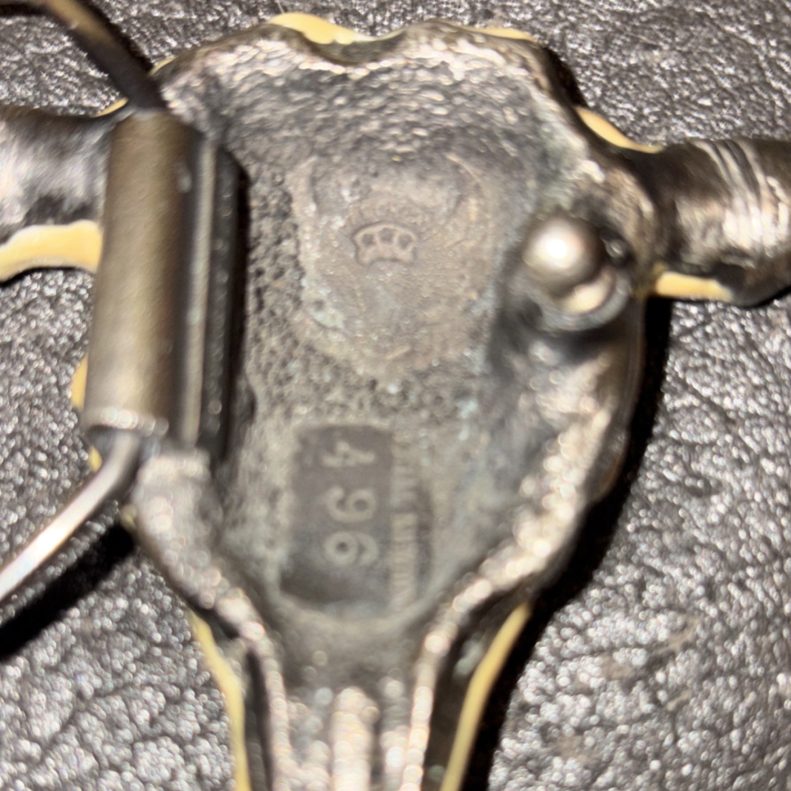 Vintage 1980 Great American Buckle Co Steer Skull Numbered Limited Edition #496