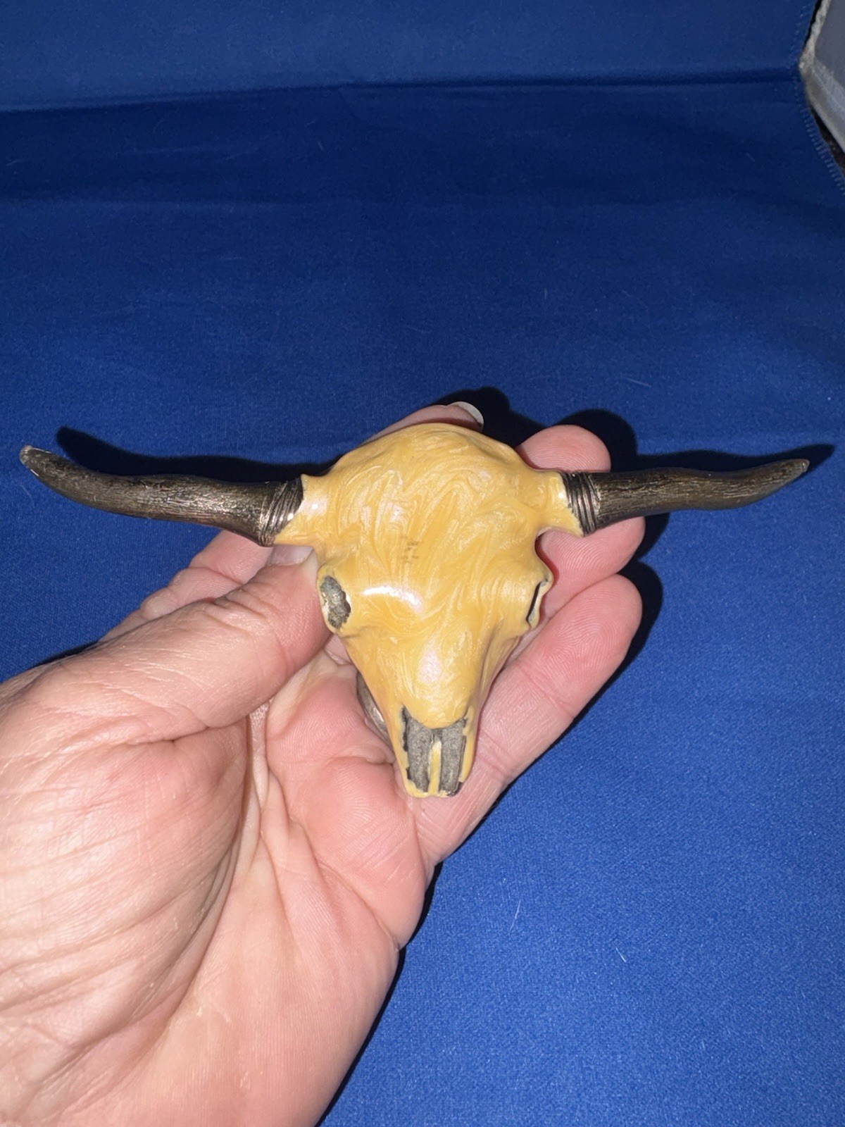 Vintage 1980 Great American Buckle Co Steer Skull Numbered Limited Edition #496