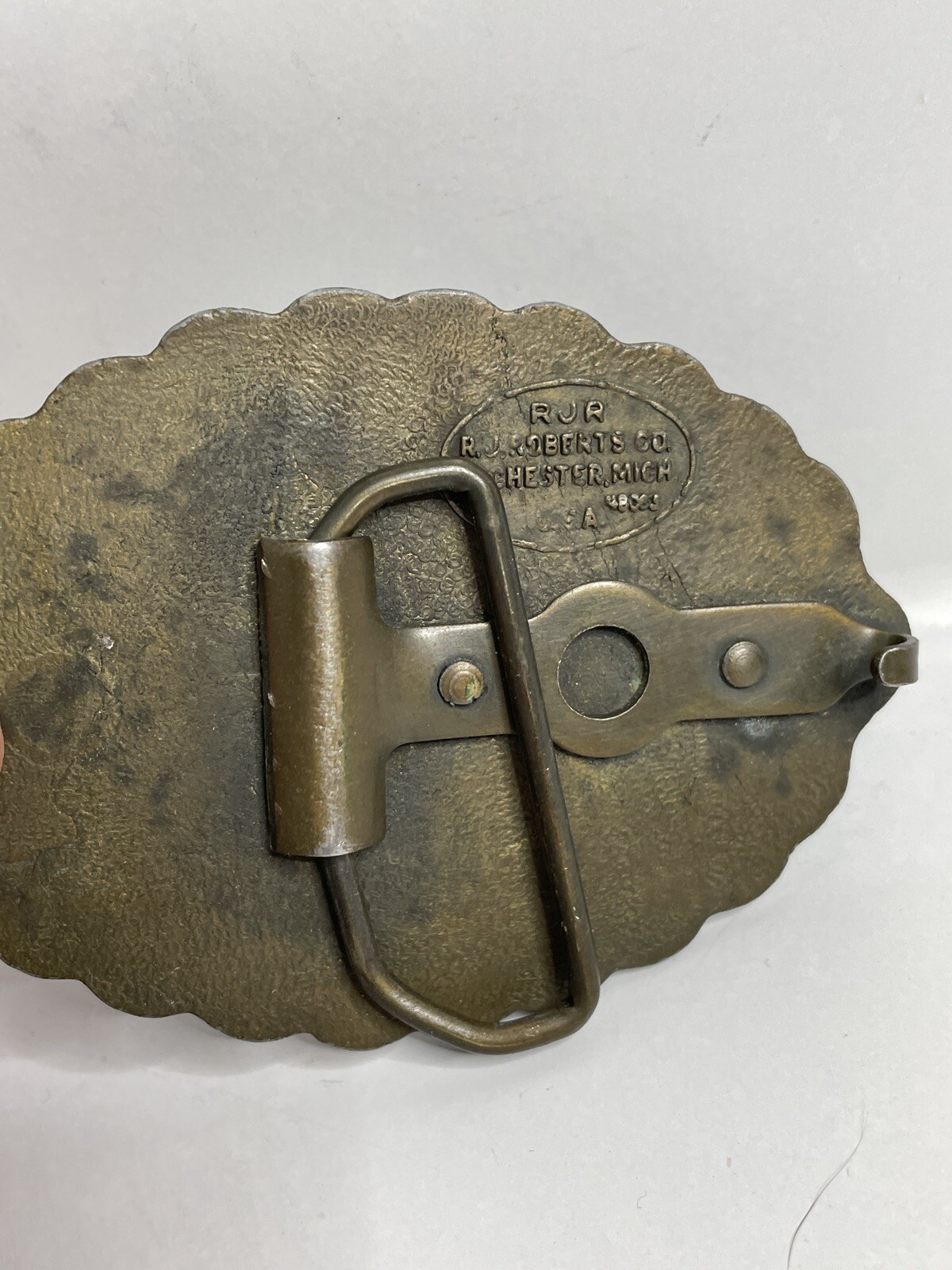 Chevrolet Salutes America BELT BUCKLE USA Bicentennial Olympics