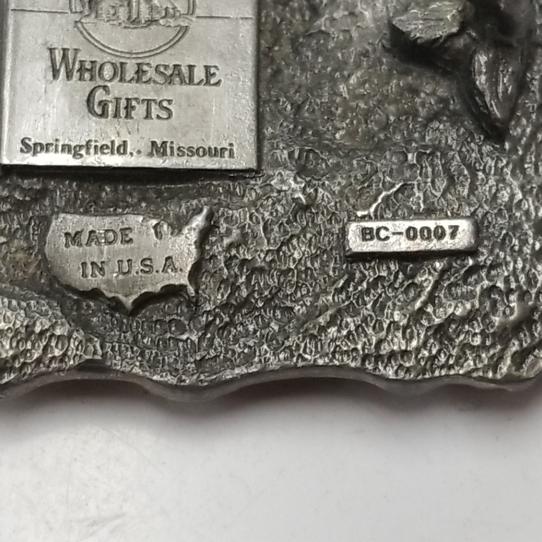 BRANSON MISSOURI Belt Buckle BC-0007~Enamel Banjo Fiddle~Big Cabin Wholesale #77