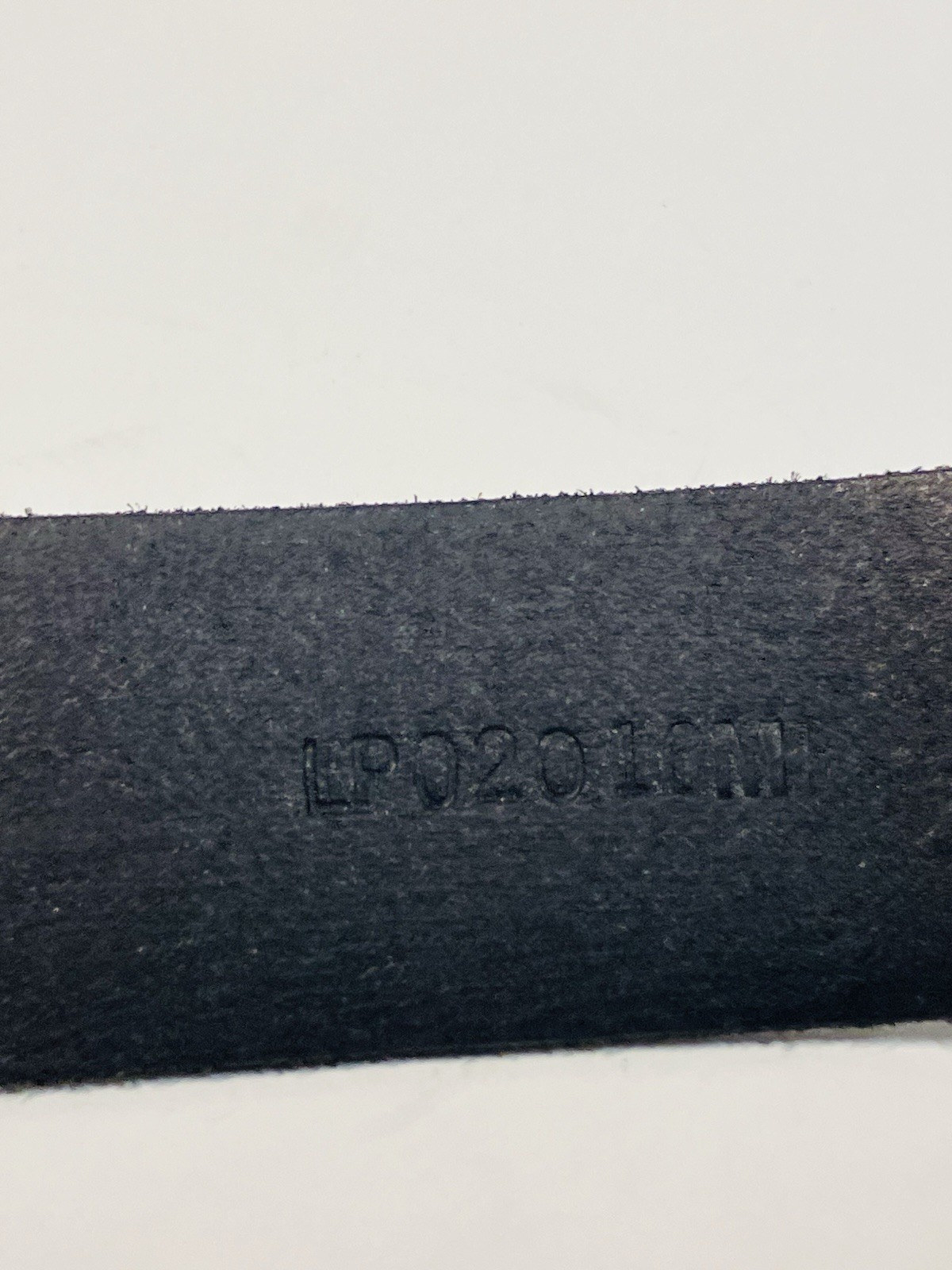 Womens Linea Pelle Black Leather Belt with Floral Buckle Large