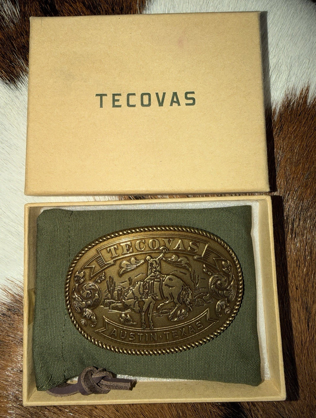 Tecovas Bucking Bronco Belt Buckle