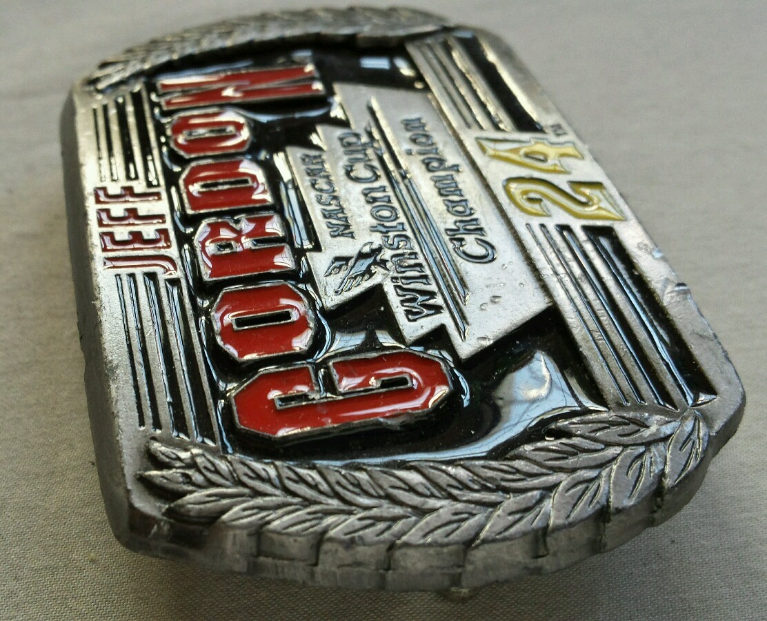 JEFF GORDON NASCAR WINSTON CUP CHAMPION #24 NASCAR SPECIAL EDITION BELT BUCKLE