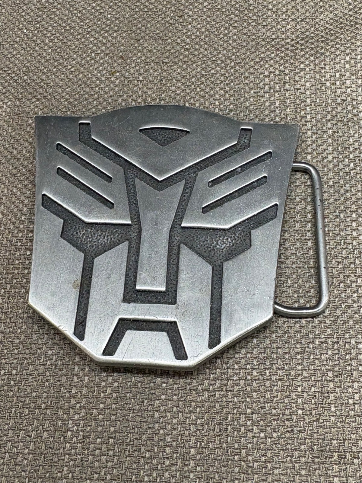 Transformers Metal Belt Buckle deception vintage 3 1/2&Prime;