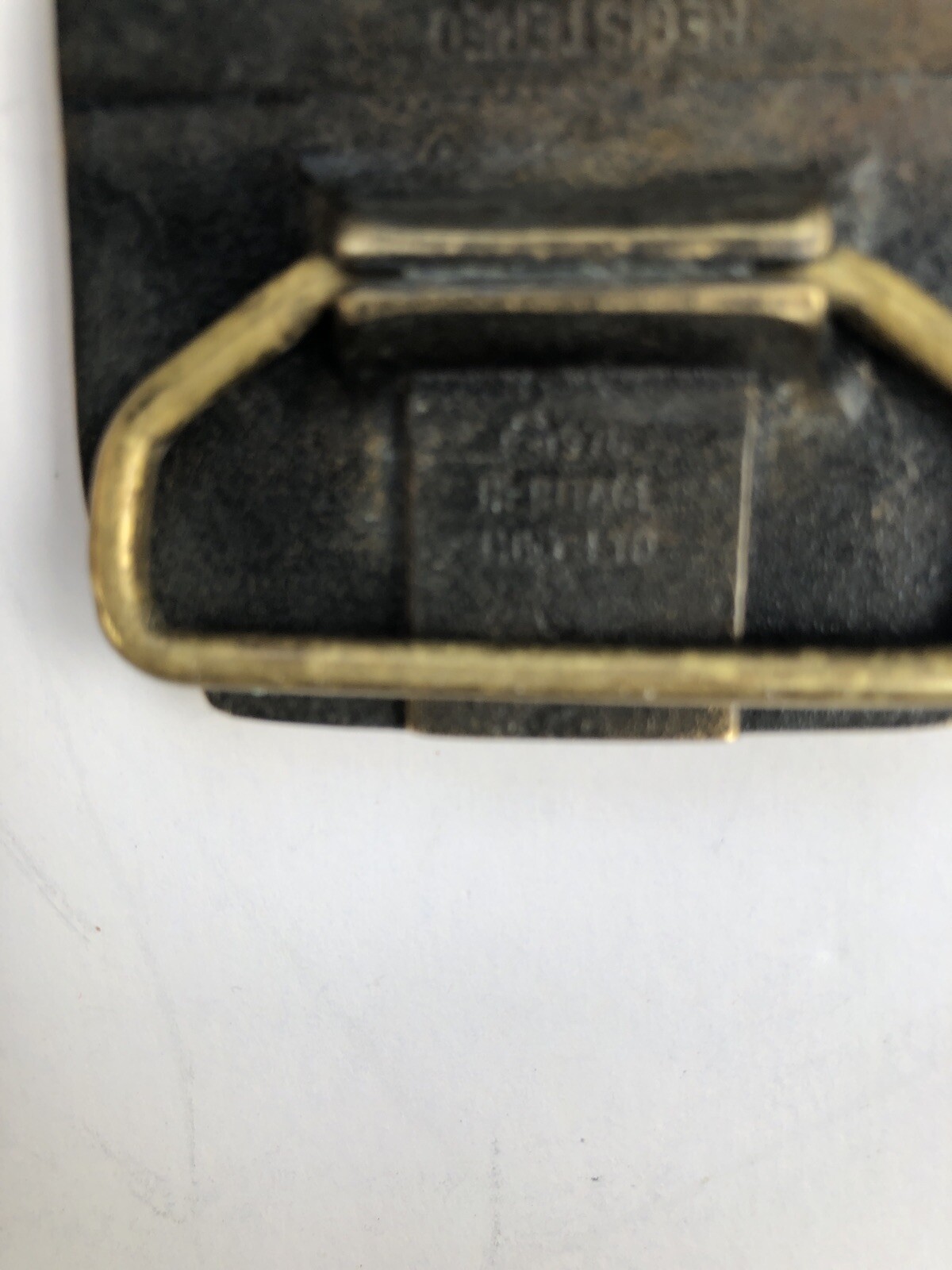 Registered Historical Collection Oklahoma Oil Discovery Belt Buckle AC-A8859