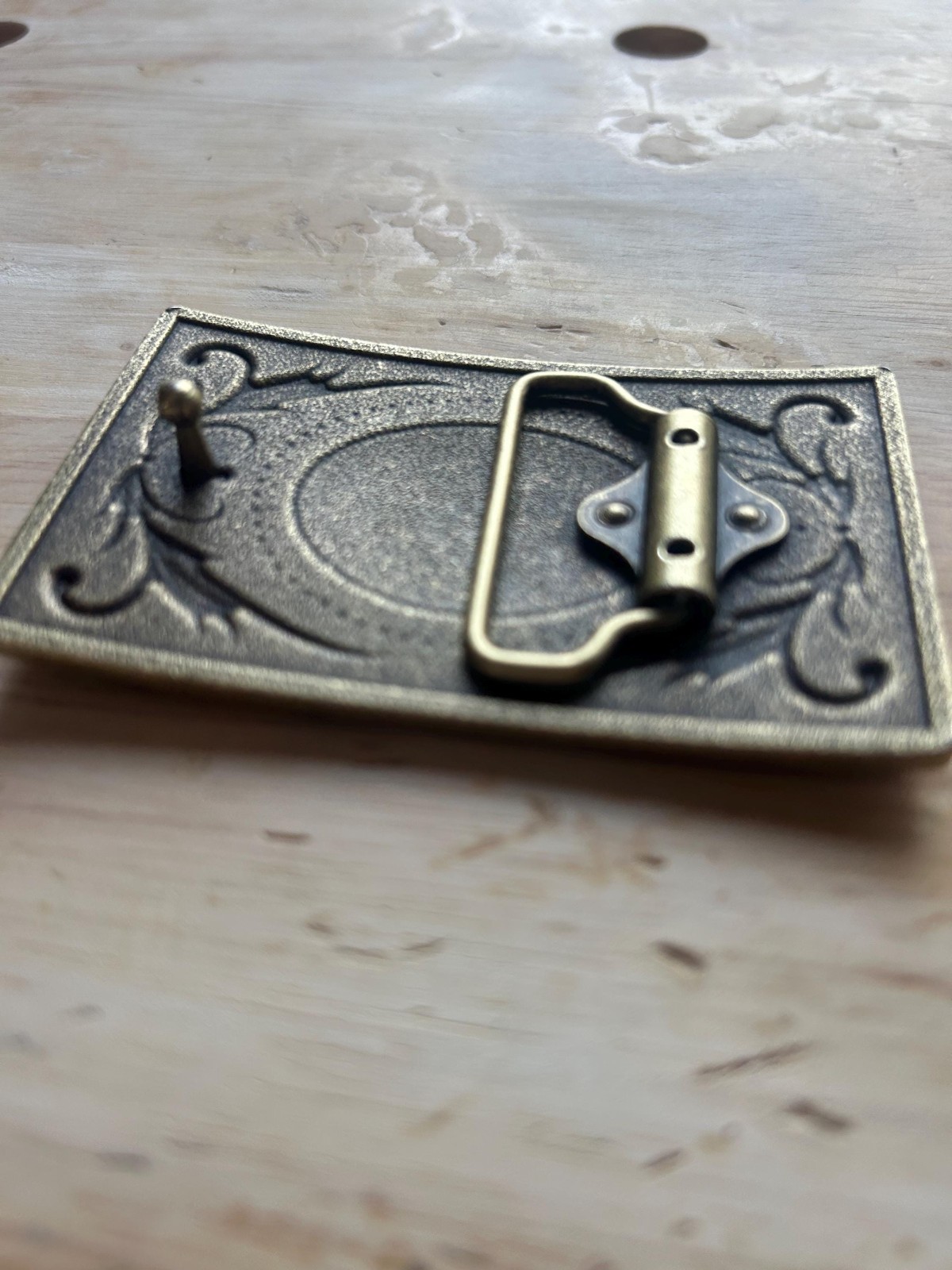Cowboy Belt Buckle Bronco Horse Rider Rodeo Cactus Desert Western Gift for Him