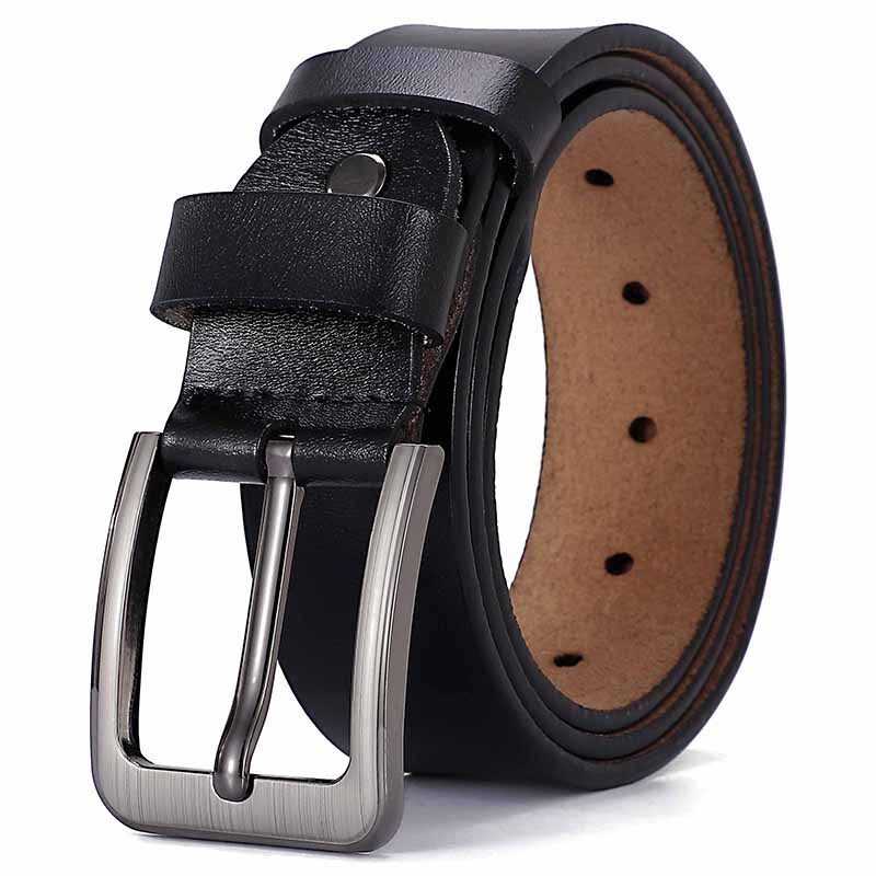 Men&rsquo;s Leather Belt Vintage Mens Waistband Needle Buckle Belt Retro