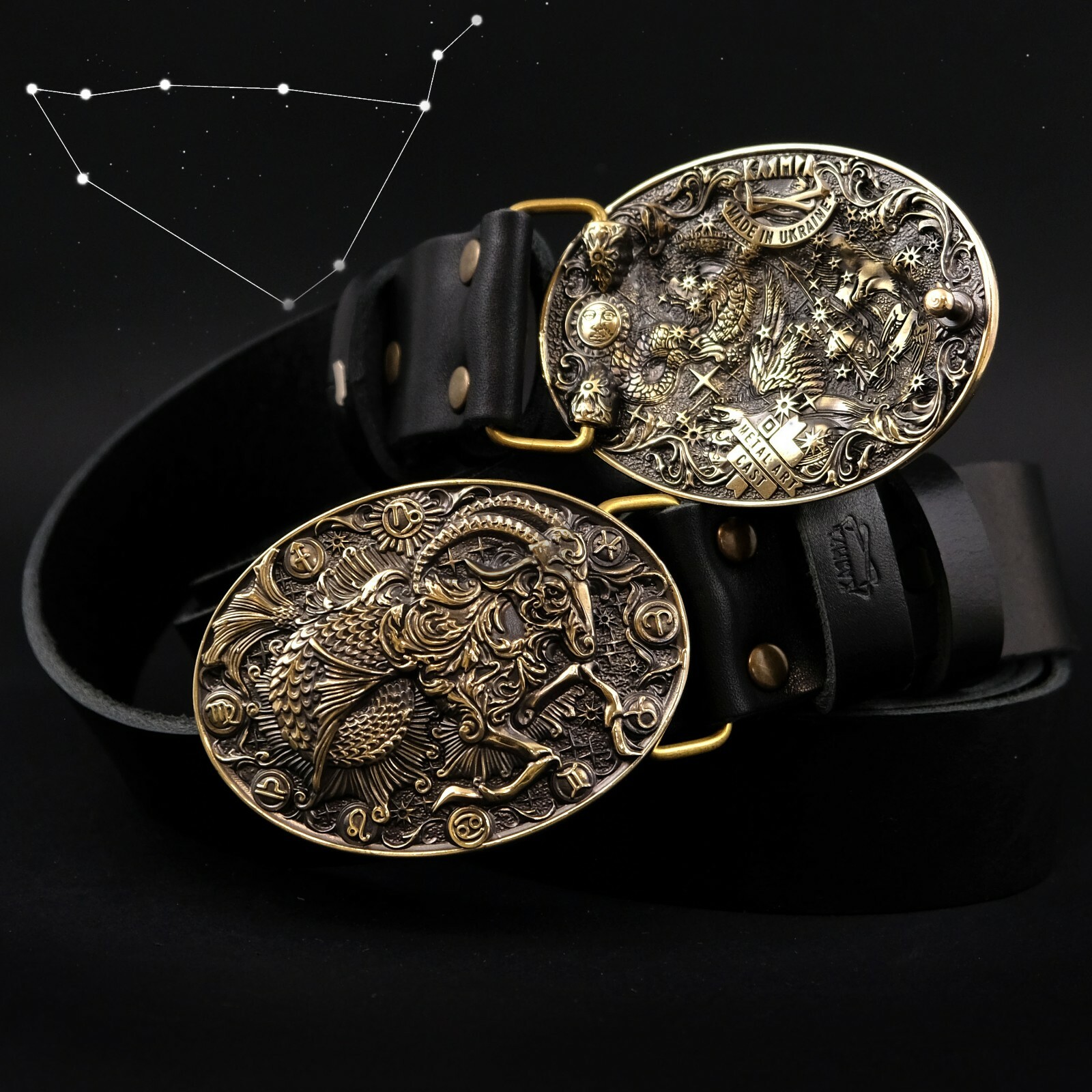 Capricorn belt buckle, Capricorn Sea Goat Horoscope Astrological Zodiac Sign