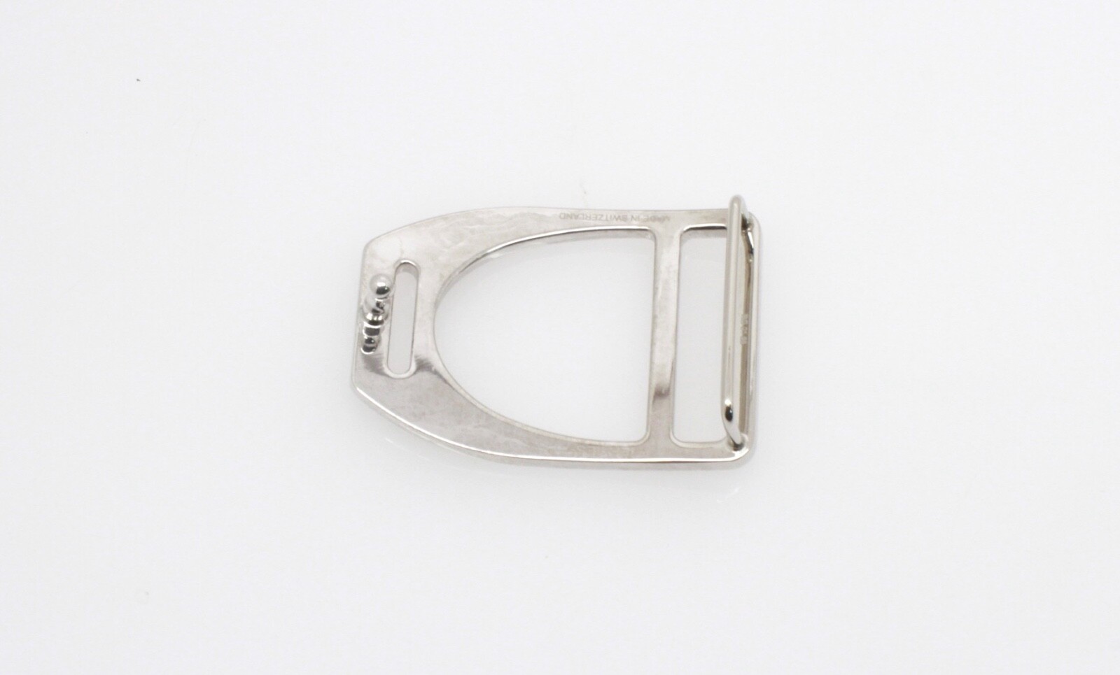 Hermes Etrier Buckle Belt 32mm Rudium Plated