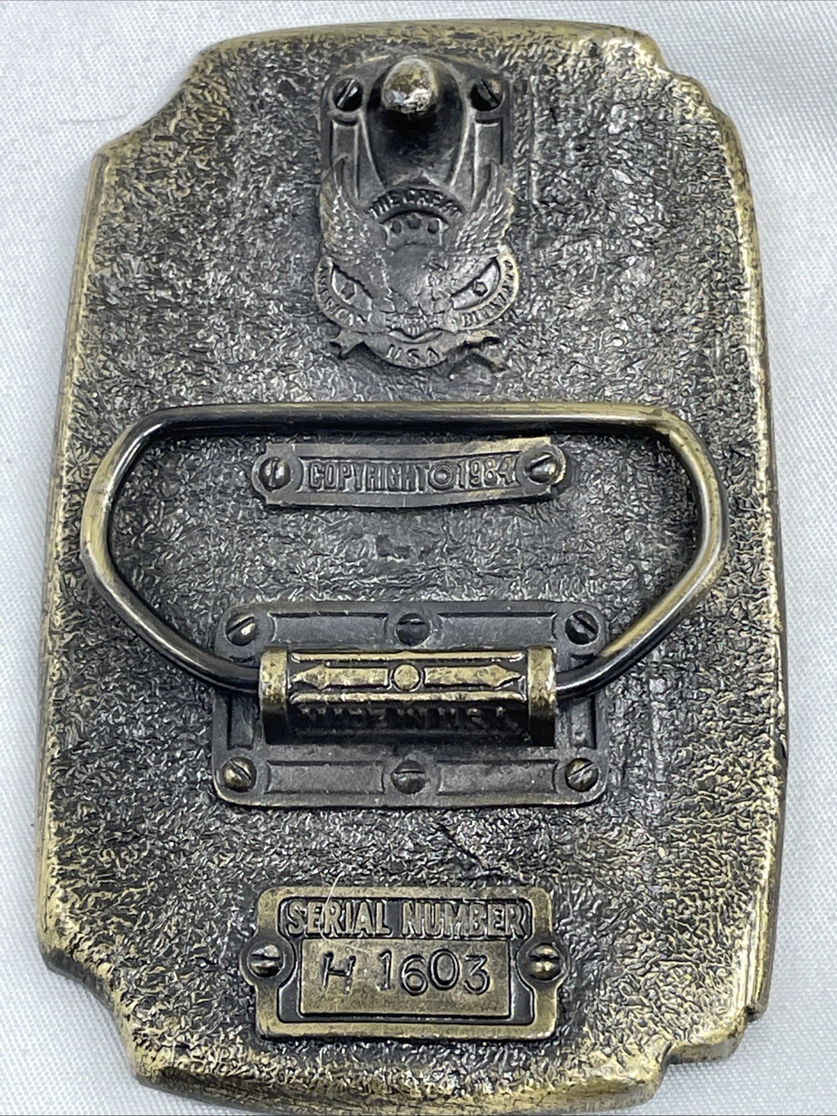 1984 Railroad Belt Virginia & Truckee 440 No 12 Genoa The Great American Buckle
