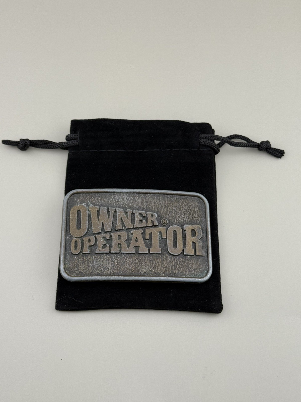 Owner Operator Trucker Belt Buckle Century Canada Blue Collar
