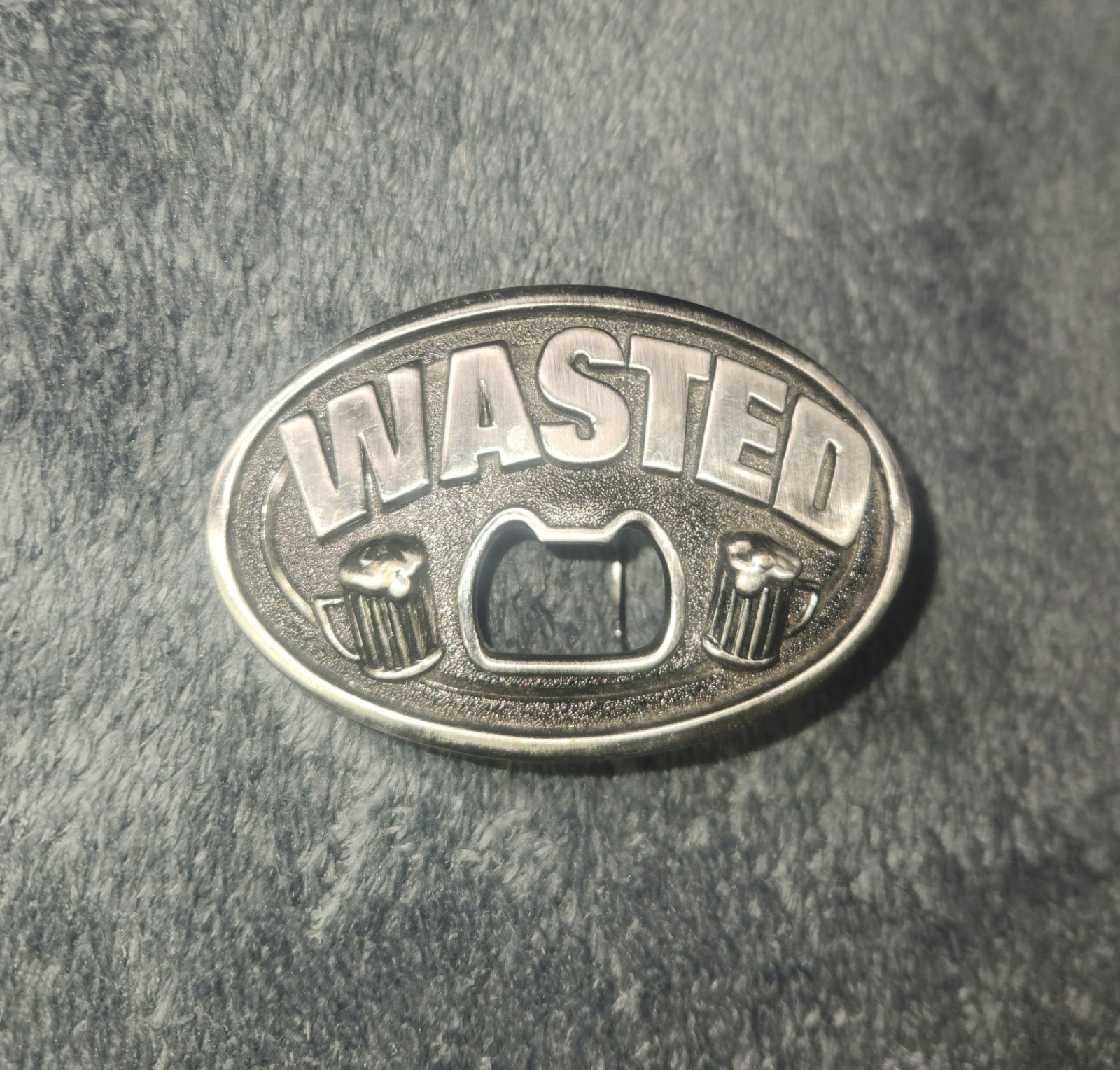 Beer Bottle Opener Belt Buckle Wasted Scene Heavy – GW13
