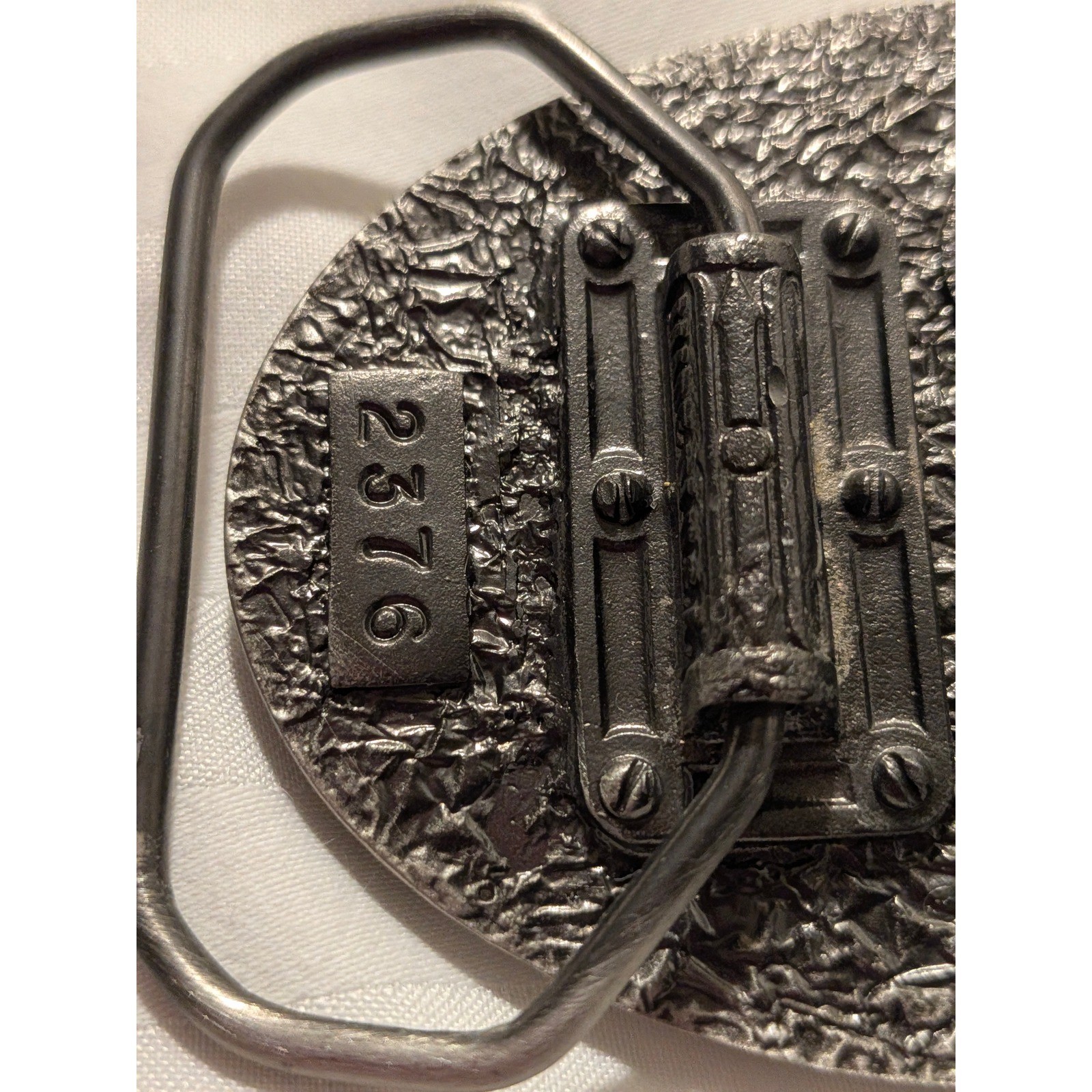 Vintage GAP Belt Buckle Air Force Academy USA 90s Collegiate Pewter Oval Buckle
