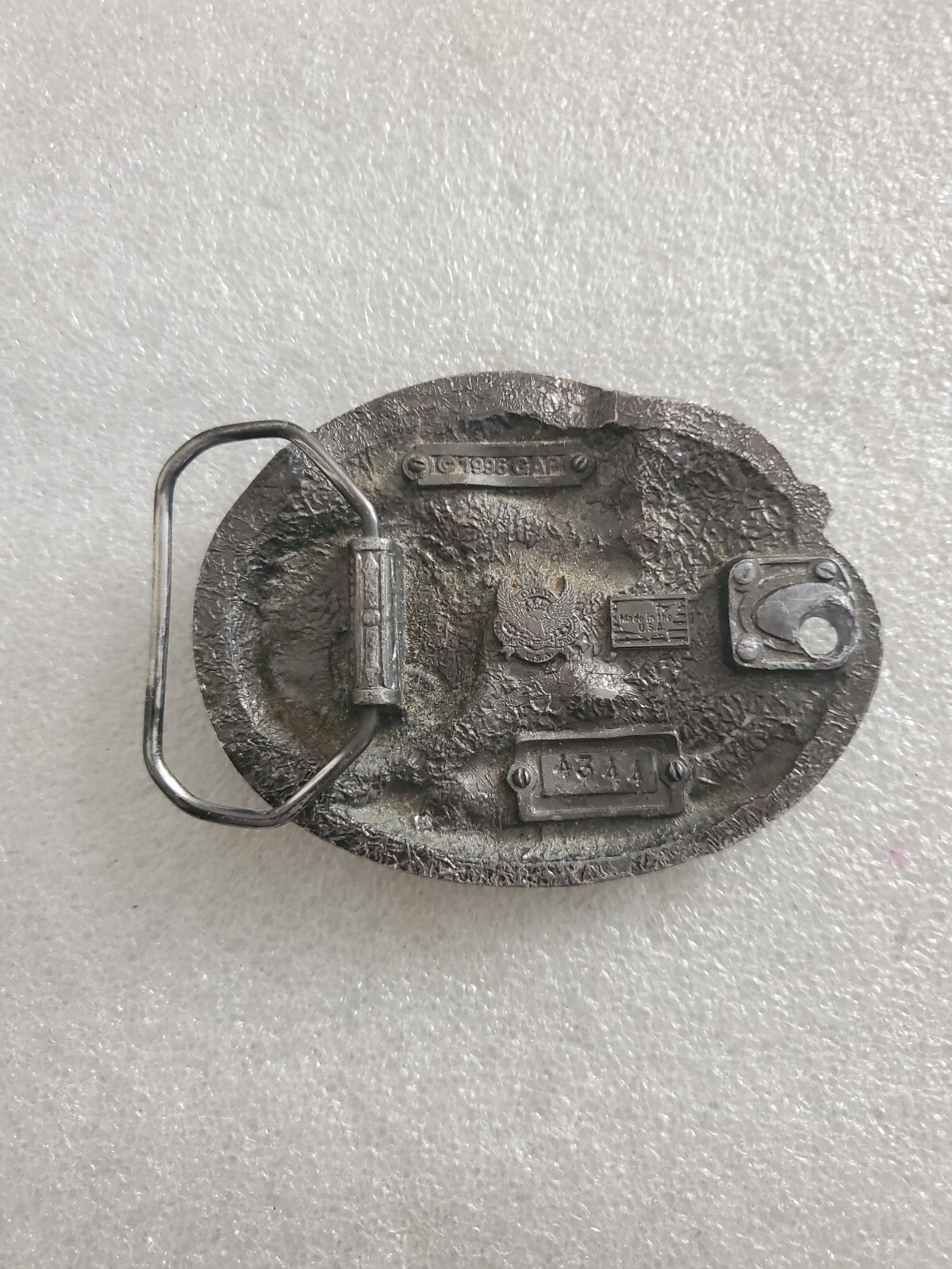 Vintage US The National Guard American Heroes Belt Buckle