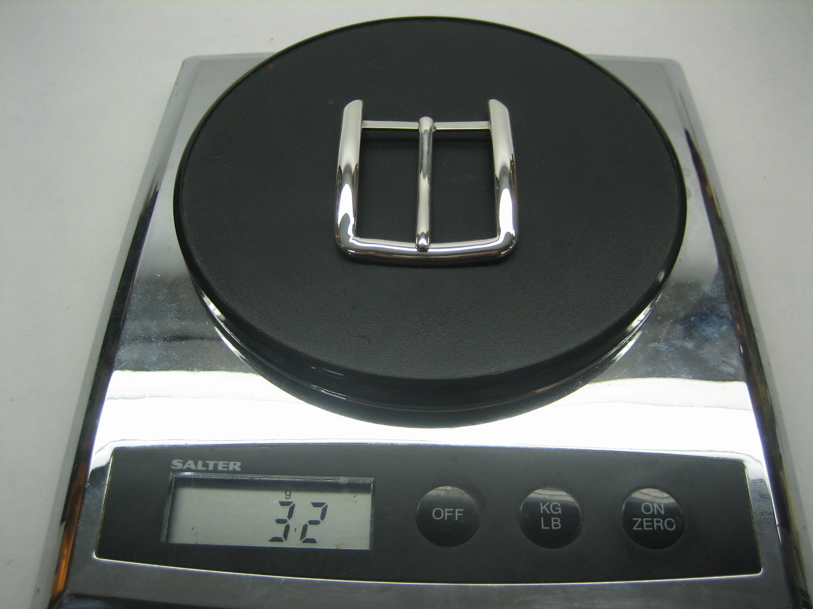 Sterling silver 925 solid buckle 32 grams, for 1-1/2&Prime; belt straps made in U.S.A.