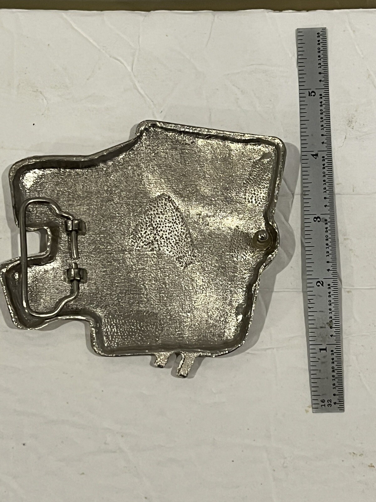 I GOT THE NUTS! PAIR OF ACES GAMBLING BELT BUCKLE 3 1/4&Prime; wide