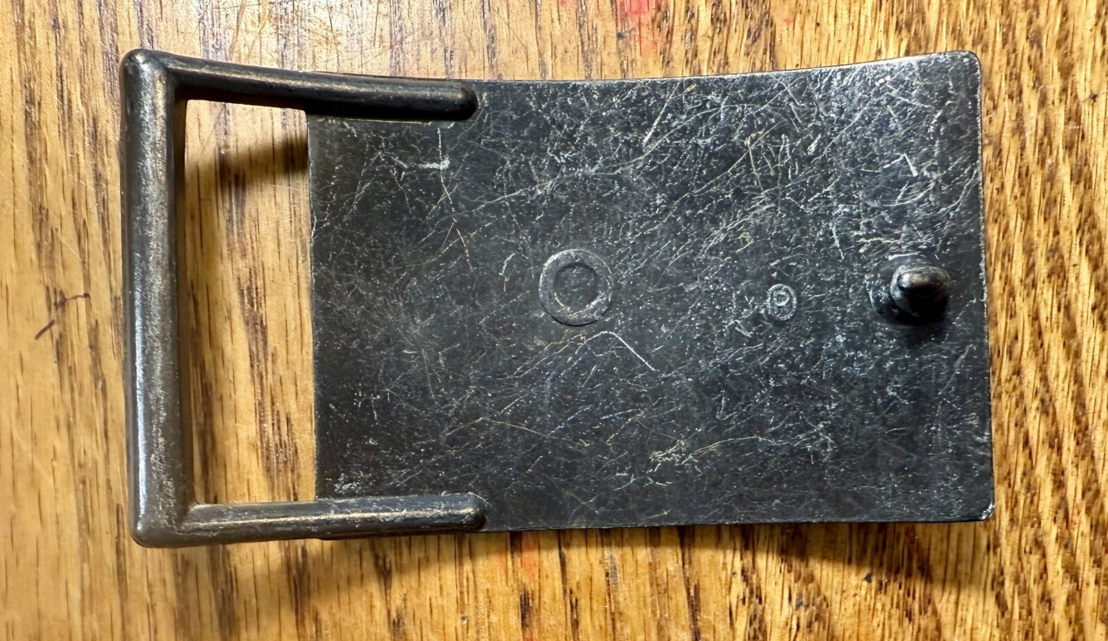 4 Vintage Belt Buckle Levi Strauss & Co Original Riveted Clothing Brass Tone USA