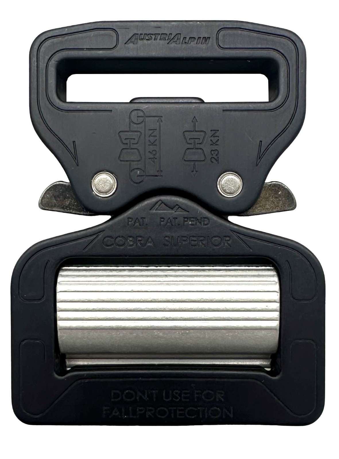 AustriAlpin 45mm Black Cobra Superior Buckle – MRAP Load Straps FE45MVF-XB
