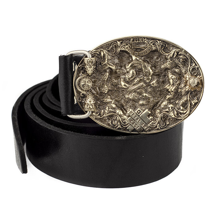 Gemini german silver buckle, Twins Horoscope Astrological Zodiac Sign buckle