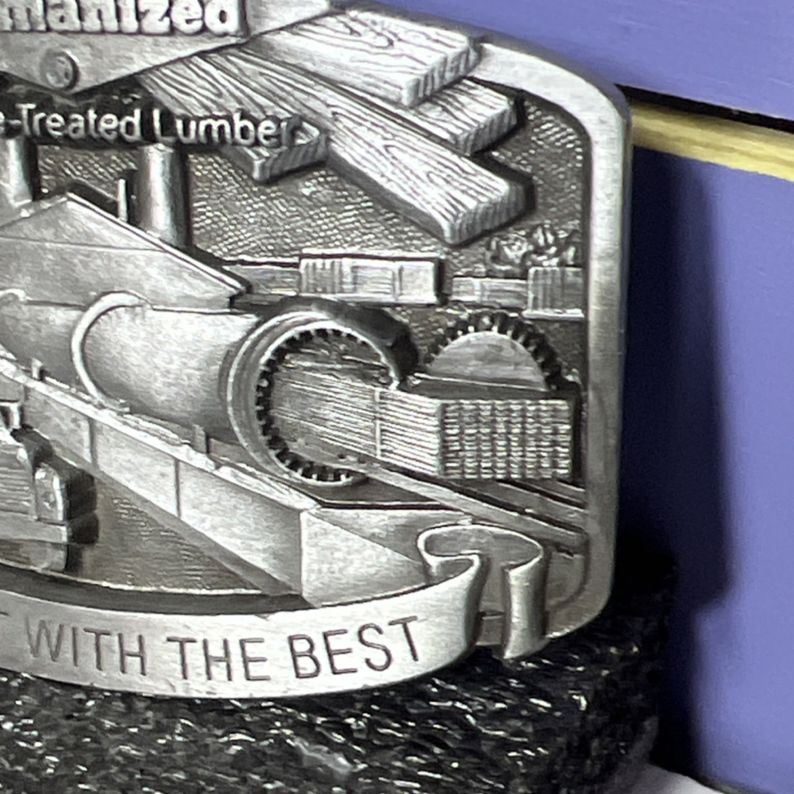 Wolmanized « Make It With The Best » Men&rsquo;s Western Belt Buckle