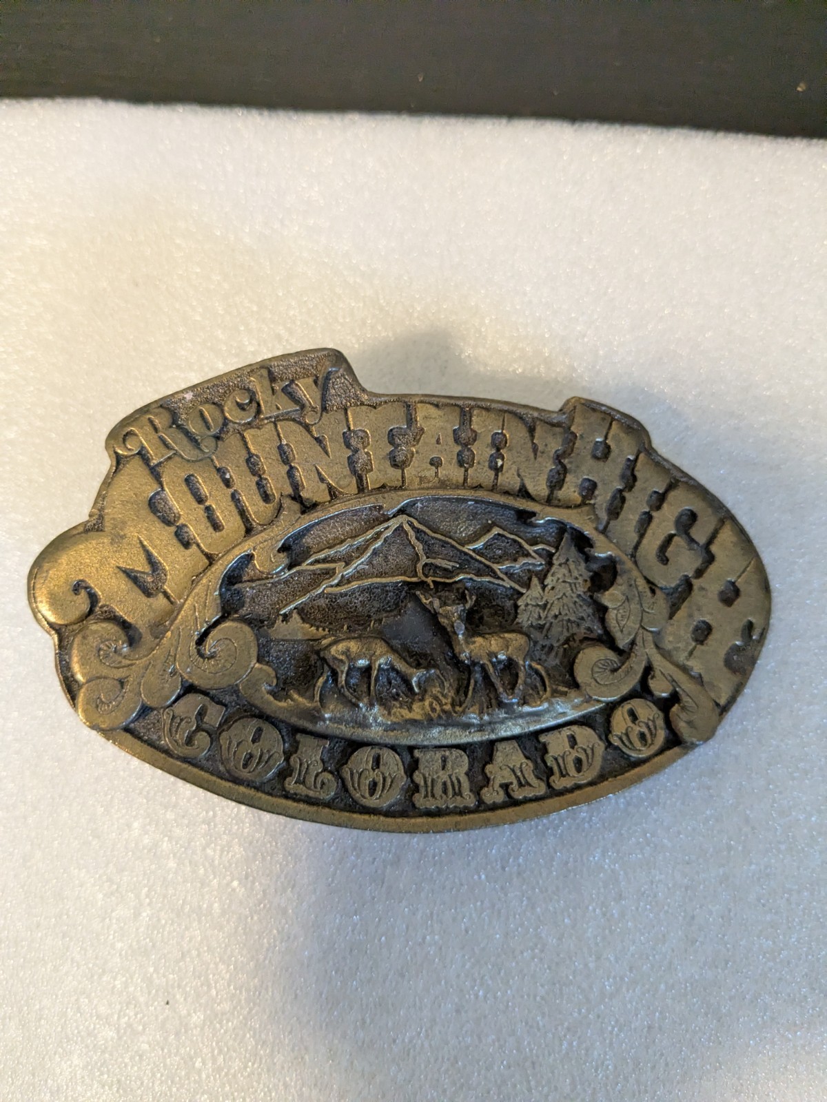 MOUNTAIN HIGH BELT BUCKLE