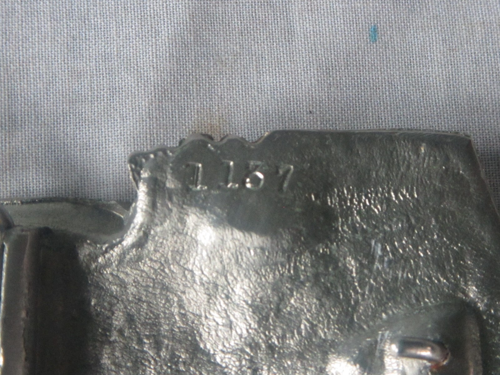 trucker semi tractor trailer truck pewter belt buckle