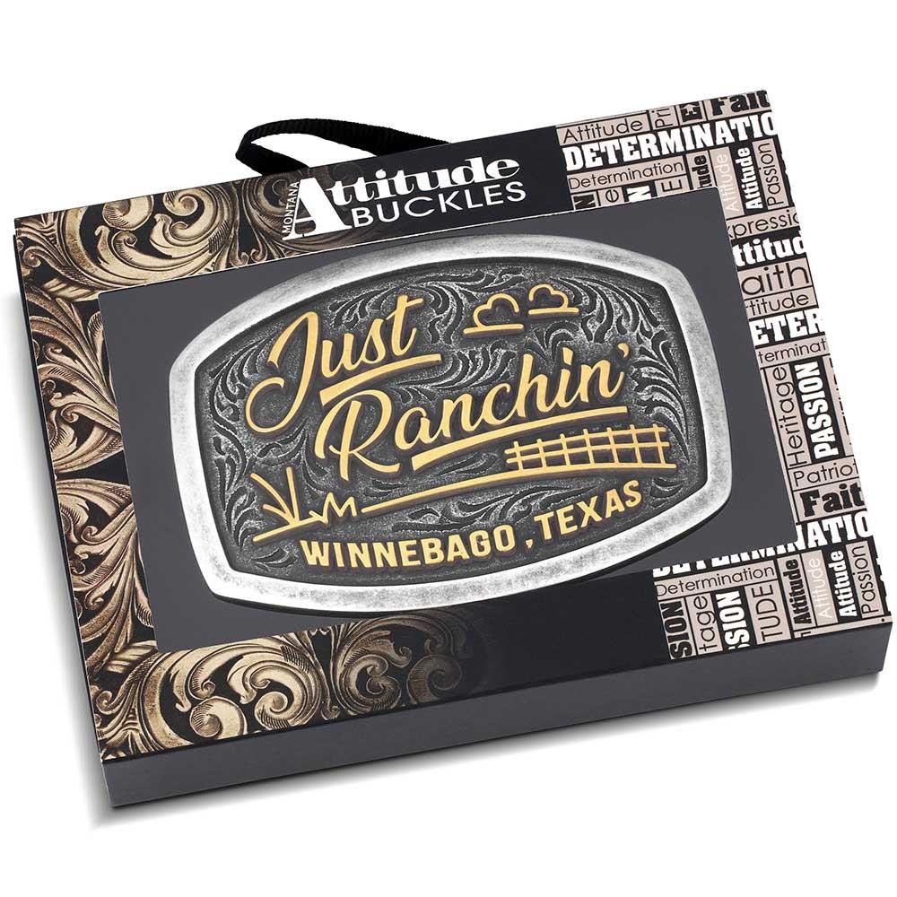 Montana Silversmiths Attitude Officially Licensed Dale Brisby Rodeo Belt Buckle