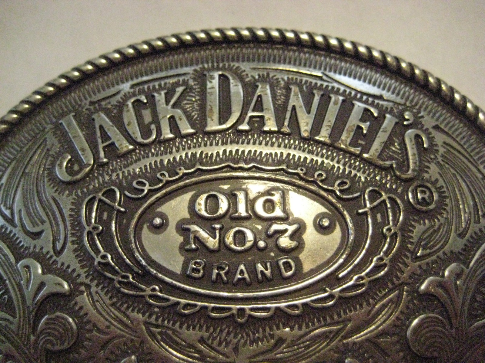 Vintage Jack Daniel&rsquo;s Belt Buckle Old No. 7 Brand 5008JD Metal 2005 GREAT SHAPE