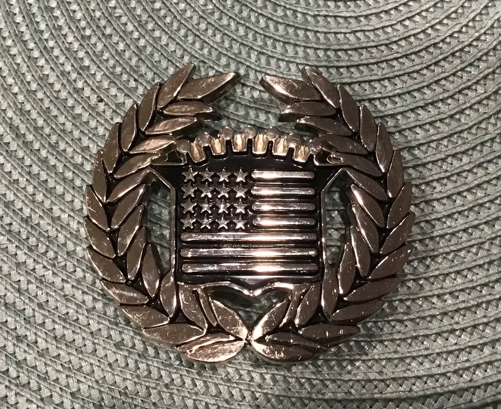Famous Cadillac Stars Stripes Patriotic Cadillac Emblem USA Metal 8387