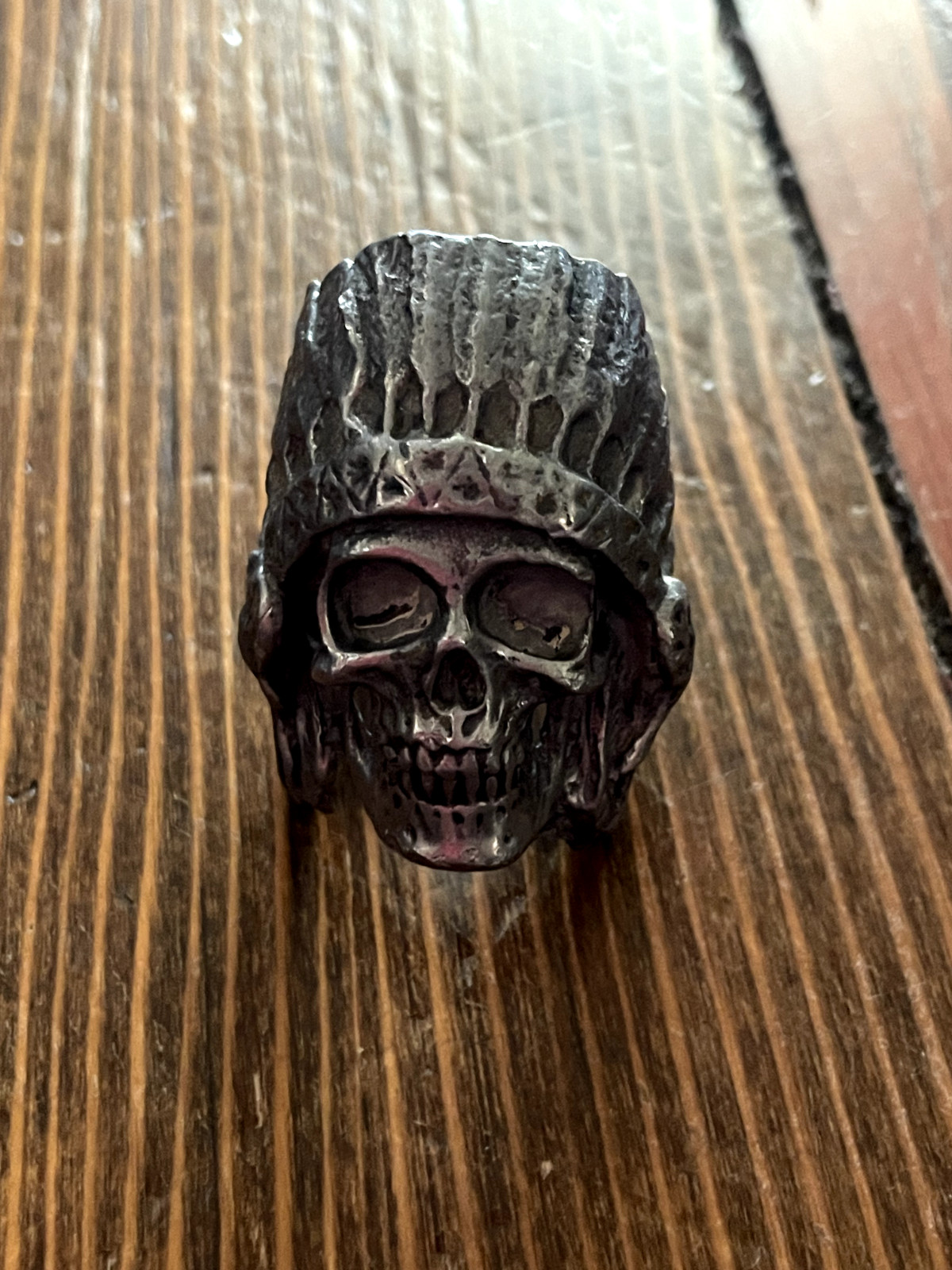 Fourspeed Metalwerks Pewter War Cry Ring Size 11